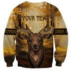 Personalised Deer Hunting Sweatshirt Forest Vibes