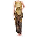 Personalised Deer Hunting Tank Maxi Dress Forest Vibes
