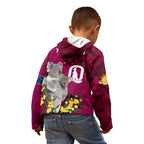 Custom QLD Maroons ANZAC Day Kid Hoodie Australian Koala Mix Camouflage