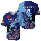 Custom NSW Blues ANZAC Day Baseball Jersey Australian Platypus Mix Camouflage