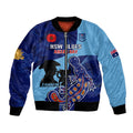 Custom NSW Blues ANZAC Day Bomber Jacket Australian Platypus Mix Camouflage