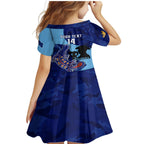 Custom NSW Blues ANZAC Day Family Matching Mermaid Dress and Hawaiian Shirt Australian Platypus Mix Camouflage