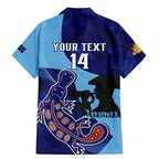 Custom NSW Blues ANZAC Day Family Matching Mermaid Dress and Hawaiian Shirt Australian Platypus Mix Camouflage