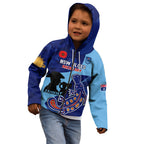 Custom NSW Blues ANZAC Day Kid Hoodie Australian Platypus Mix Camouflage