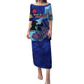 Custom NSW Blues ANZAC Day Puletasi Australian Platypus Mix Camouflage