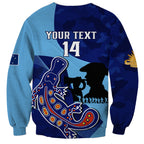Custom NSW Blues ANZAC Day Sweatshirt Australian Platypus Mix Camouflage