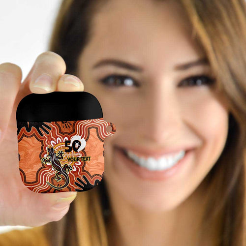 Personalised Australia Lizard NAIDOC Week 2026 AirPods Case 50 Years of Deadly Aboriginal Art