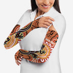 Personalised Australia Lizard NAIDOC Week 2026 Arm Sleeves 50 Years of Deadly Aboriginal Art