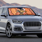 Personalised Australia Lizard NAIDOC Week 2026 Auto Sun Shade 50 Years of Deadly Aboriginal Art