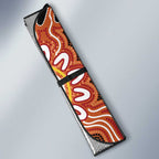 Personalised Australia Lizard NAIDOC Week 2026 Auto Sun Shade 50 Years of Deadly Aboriginal Art
