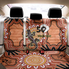 Personalised Australia Lizard NAIDOC Week 2026 Back Car Seat Cover 50 Years of Deadly Aboriginal Art