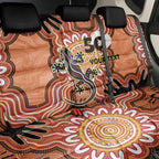Personalised Australia Lizard NAIDOC Week 2026 Back Car Seat Cover 50 Years of Deadly Aboriginal Art