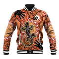 Personalised Australia Lizard NAIDOC Week 2026 Baseball Jacket 50 Years of Deadly Aboriginal Art