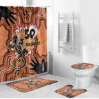 Personalised Australia Lizard NAIDOC Week 2026 Bathroom Set 50 Years of Deadly Aboriginal Art
