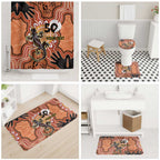 Personalised Australia Lizard NAIDOC Week 2026 Bathroom Set 50 Years of Deadly Aboriginal Art