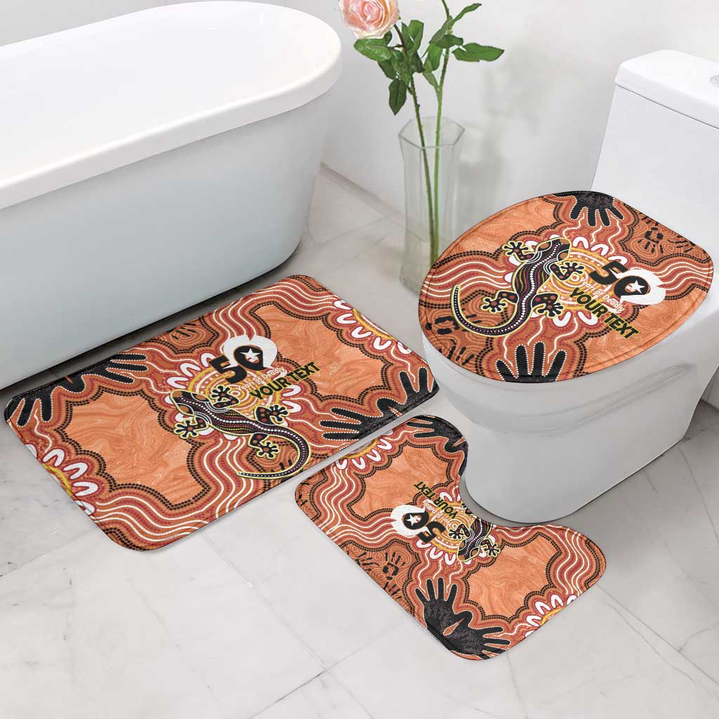 Personalised Australia Lizard NAIDOC Week 2026 Bathroom Set 50 Years of Deadly Aboriginal Art
