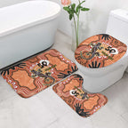 Personalised Australia Lizard NAIDOC Week 2026 Bathroom Set 50 Years of Deadly Aboriginal Art