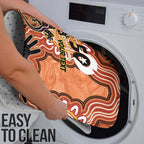 Personalised Australia Lizard NAIDOC Week 2026 Bathroom Set 50 Years of Deadly Aboriginal Art
