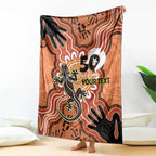 Personalised Australia Lizard NAIDOC Week 2026 Blanket 50 Years of Deadly Aboriginal Art