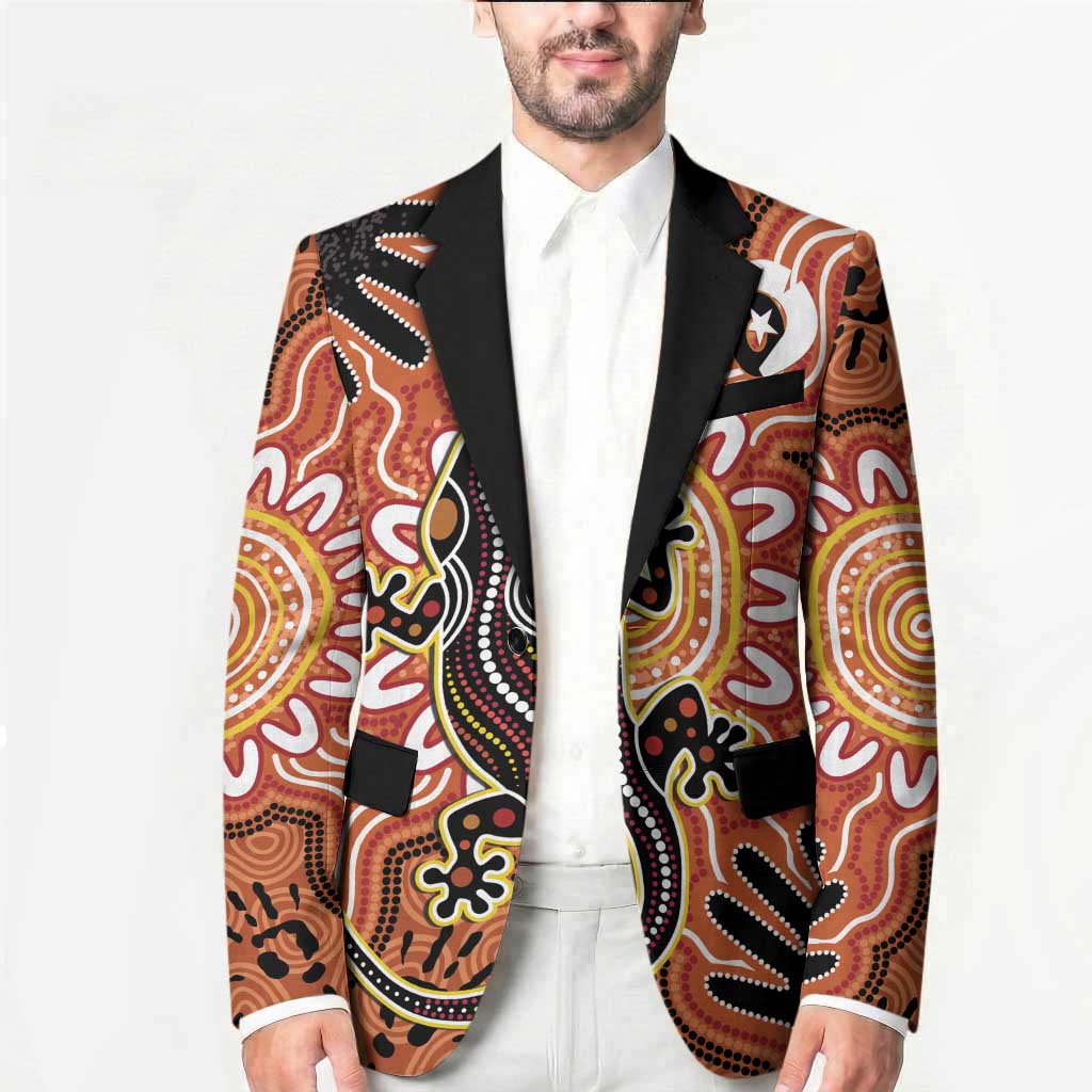 Personalised Australia Lizard NAIDOC Week 2026 Blazer 50 Years of Deadly Aboriginal Art