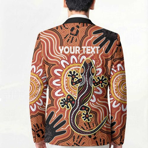 Personalised Australia Lizard NAIDOC Week 2026 Blazer 50 Years of Deadly Aboriginal Art