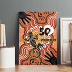 Personalised Australia Lizard NAIDOC Week 2026 Canvas Wall Art 50 Years of Deadly Aboriginal Art