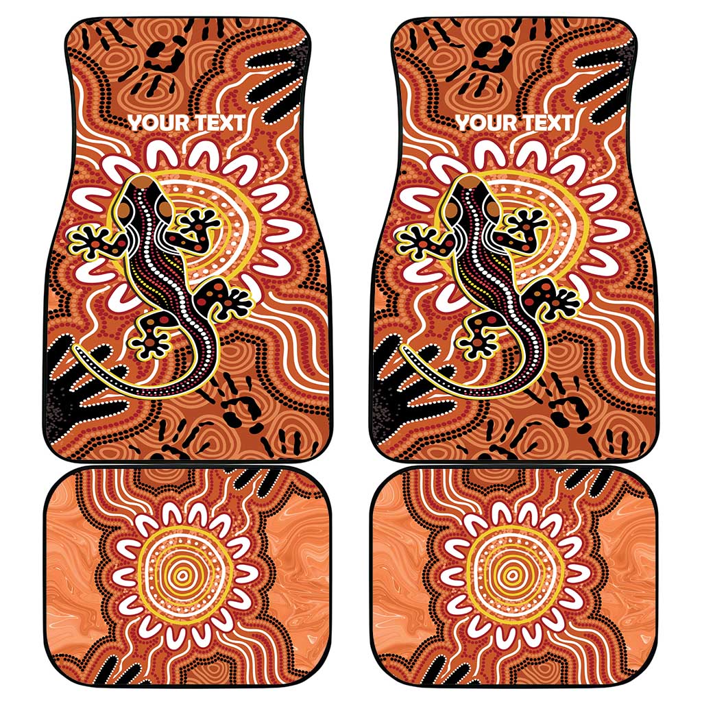 Personalised Australia Lizard NAIDOC Week 2026 Car Mats 50 Years of Deadly Aboriginal Art