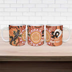 Personalised Australia Lizard NAIDOC Week 2026 Ceramic Mug 50 Years of Deadly Aboriginal Art