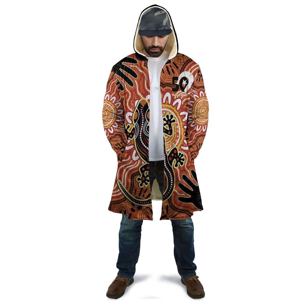 Personalised Australia Lizard NAIDOC Week 2026 Cloak 50 Years of Deadly Aboriginal Art