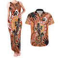 Personalised Australia Lizard NAIDOC Week 2026 Couples Matching Tank Maxi Dress and Hawaiian Shirt 50 Years of Deadly Aboriginal Art