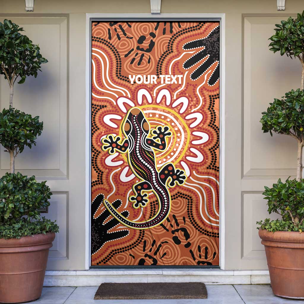 Personalised Australia Lizard NAIDOC Week 2026 Door Cover 50 Years of Deadly Aboriginal Art