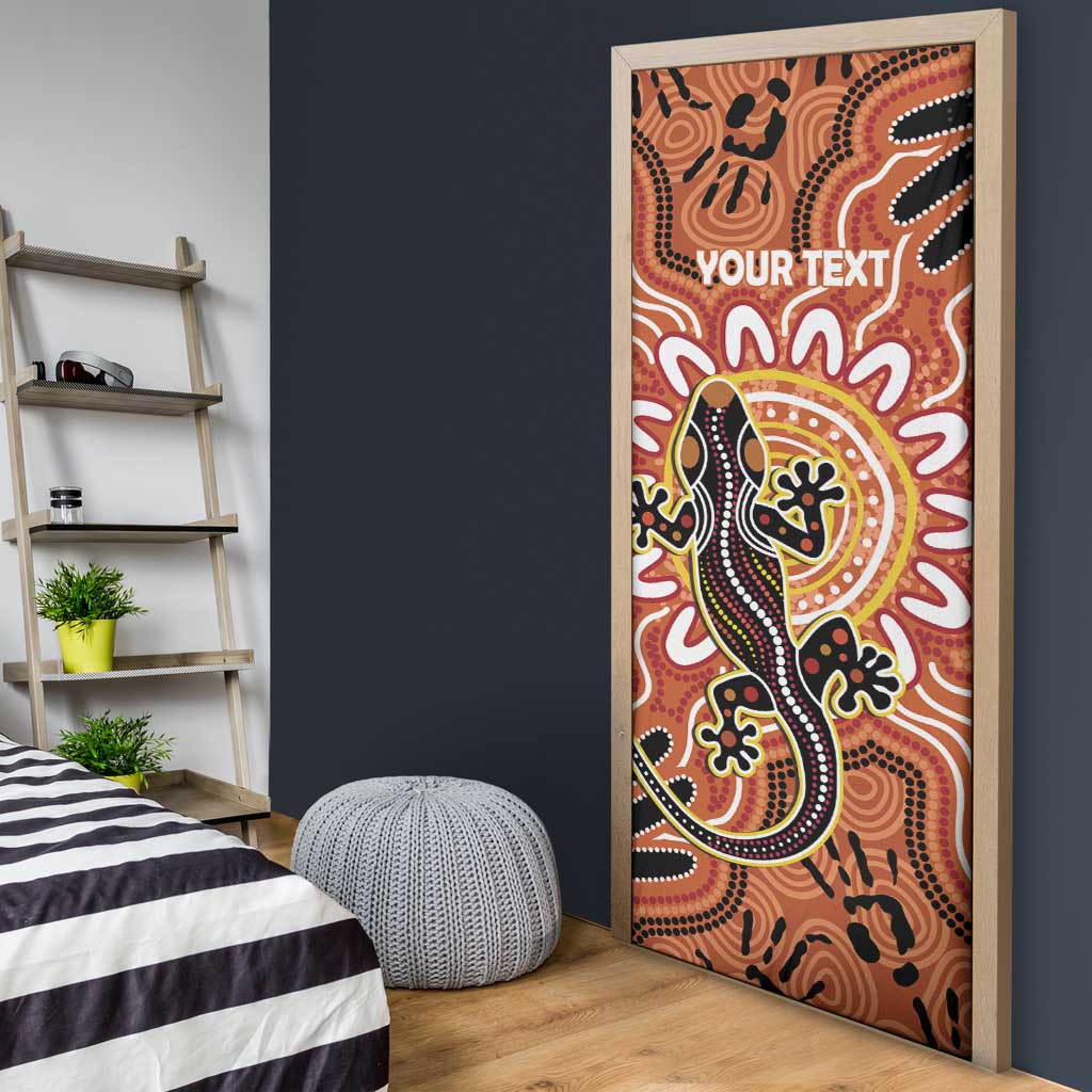 Personalised Australia Lizard NAIDOC Week 2026 Door Cover 50 Years of Deadly Aboriginal Art