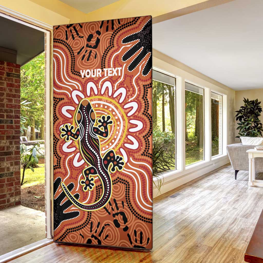 Personalised Australia Lizard NAIDOC Week 2026 Door Cover 50 Years of Deadly Aboriginal Art