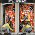 Personalised Australia Lizard NAIDOC Week 2026 Door Cover 50 Years of Deadly Aboriginal Art