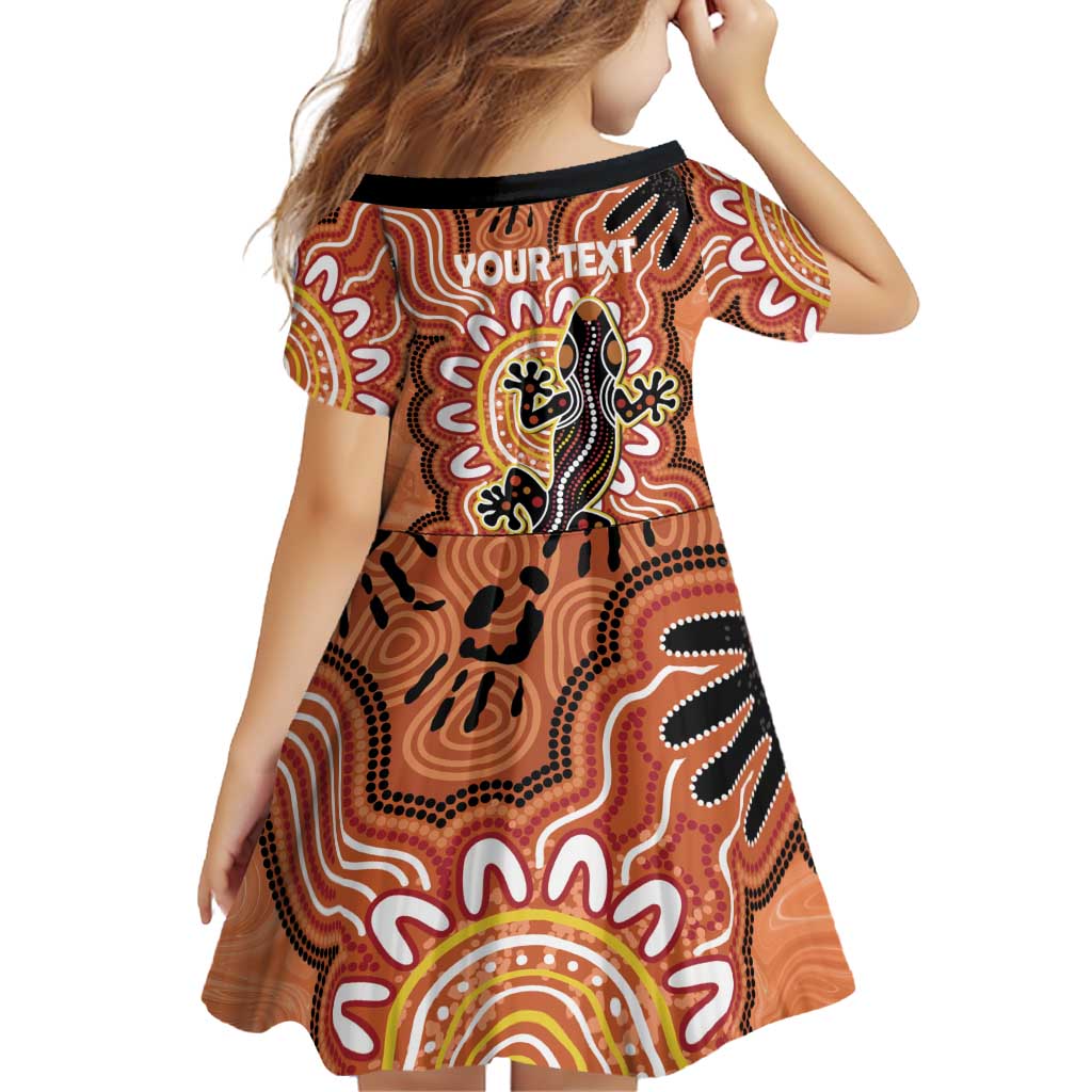 Personalised Australia Lizard NAIDOC Week 2026 Family Matching Mermaid Dress and Hawaiian Shirt 50 Years of Deadly Aboriginal Art