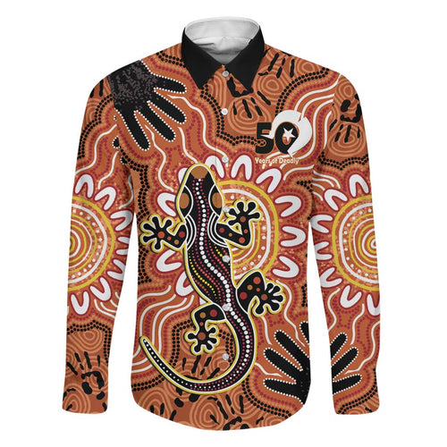 Personalised Australia Lizard NAIDOC Week 2026 Family Matching Mermaid Dress and Hawaiian Shirt 50 Years of Deadly Aboriginal Art