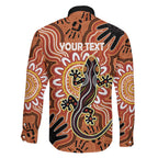 Personalised Australia Lizard NAIDOC Week 2026 Family Matching Mermaid Dress and Hawaiian Shirt 50 Years of Deadly Aboriginal Art