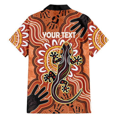 Personalised Australia Lizard NAIDOC Week 2026 Family Matching Puletasi and Hawaiian Shirt 50 Years of Deadly Aboriginal Art