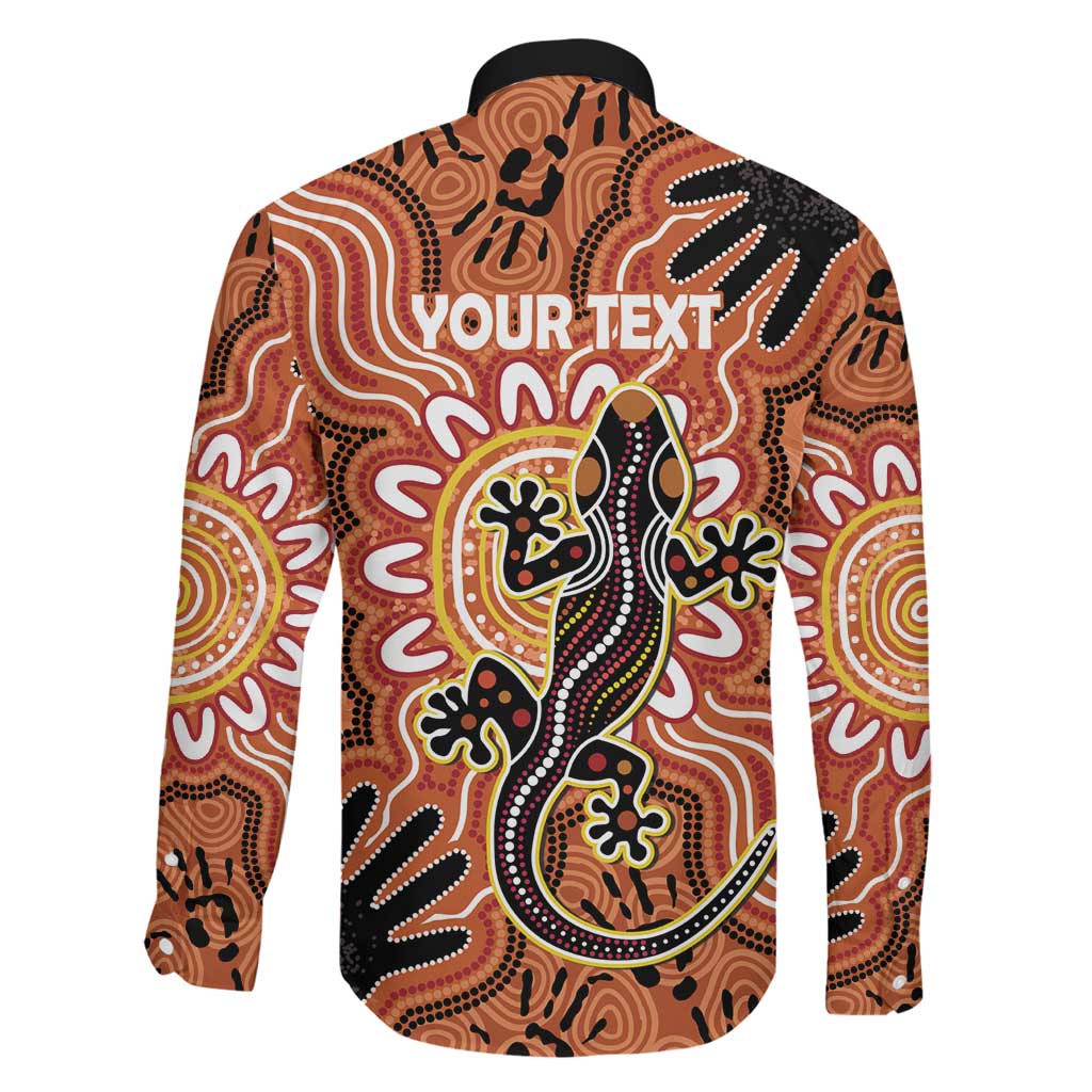 Personalised Australia Lizard NAIDOC Week 2026 Family Matching Puletasi and Hawaiian Shirt 50 Years of Deadly Aboriginal Art