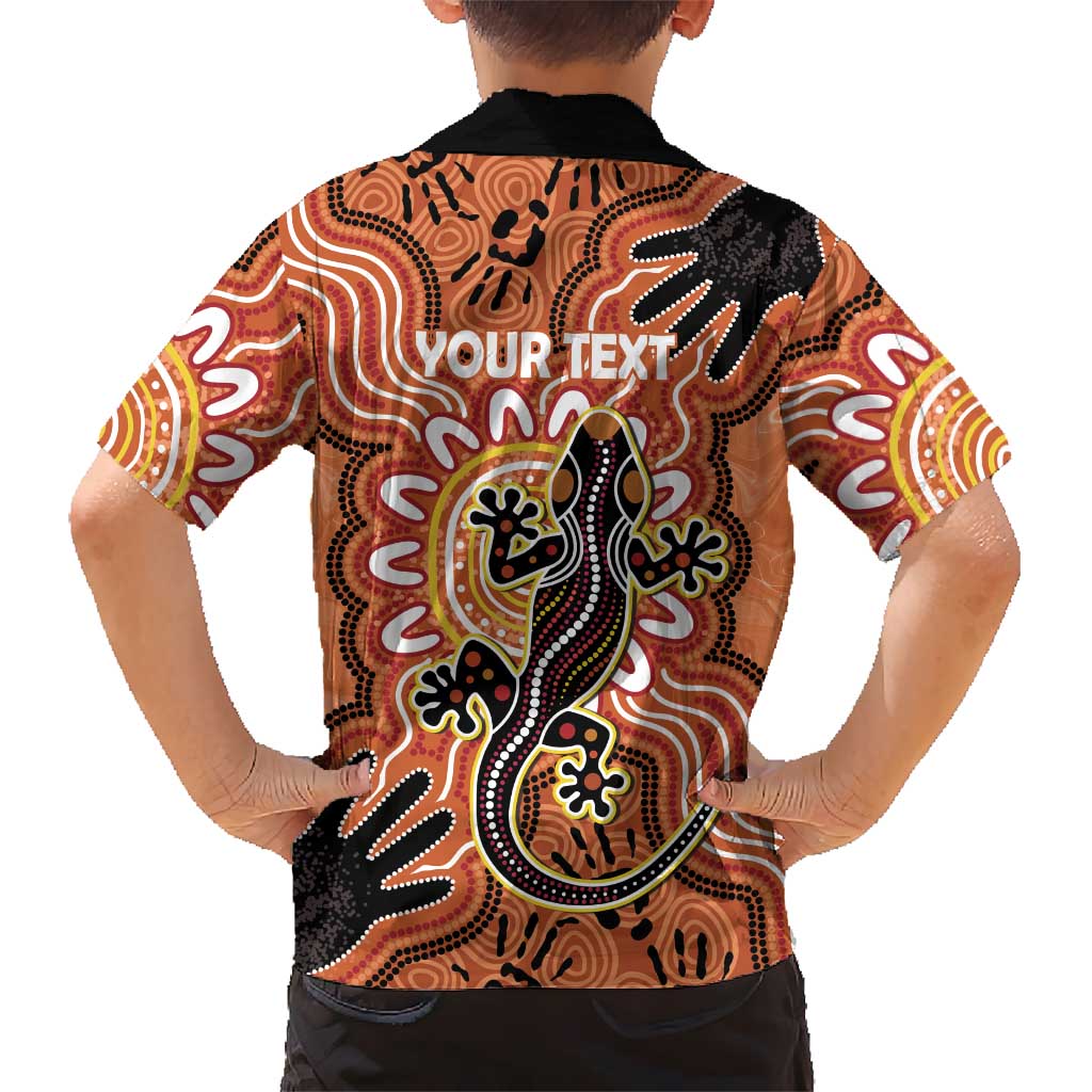 Personalised Australia Lizard NAIDOC Week 2026 Family Matching Summer Maxi Dress and Hawaiian Shirt 50 Years of Deadly Aboriginal Art