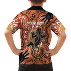 Personalised Australia Lizard NAIDOC Week 2026 Family Matching Summer Maxi Dress and Hawaiian Shirt 50 Years of Deadly Aboriginal Art