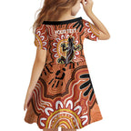 Personalised Australia Lizard NAIDOC Week 2026 Family Matching Summer Maxi Dress and Hawaiian Shirt 50 Years of Deadly Aboriginal Art