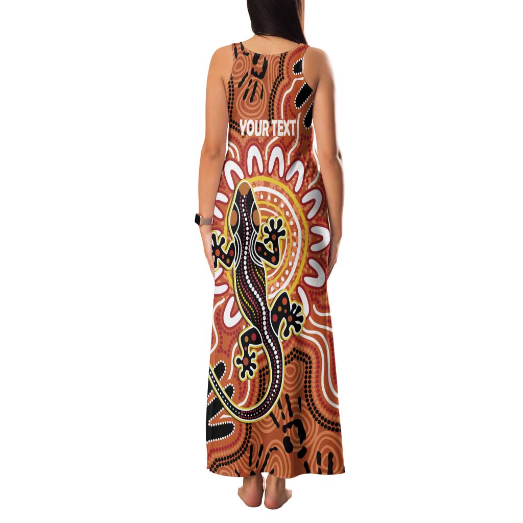 Personalised Australia Lizard NAIDOC Week 2026 Family Matching Tank Maxi Dress and Hawaiian Shirt 50 Years of Deadly Aboriginal Art