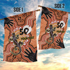 Personalised Australia Lizard NAIDOC Week 2026 Garden Flag 50 Years of Deadly Aboriginal Art