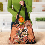 Personalised Australia Lizard NAIDOC Week 2026 Grocery Bag 50 Years of Deadly Aboriginal Art