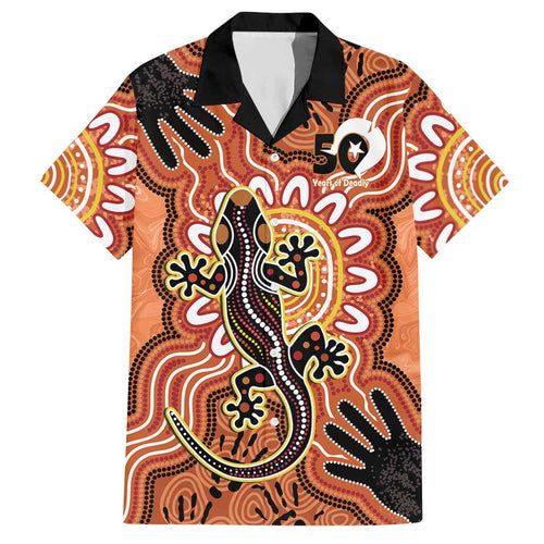 Personalised Australia Lizard NAIDOC Week 2026 Hawaiian Shirt 50 Years of Deadly Aboriginal Art