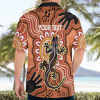 Personalised Australia Lizard NAIDOC Week 2026 Hawaiian Shirt 50 Years of Deadly Aboriginal Art