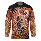Personalised Australia Lizard NAIDOC Week 2026 Hockey Jersey 50 Years of Deadly Aboriginal Art