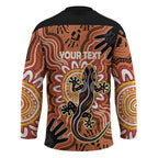 Personalised Australia Lizard NAIDOC Week 2026 Hockey Jersey 50 Years of Deadly Aboriginal Art