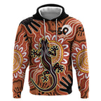 Personalised Australia Lizard NAIDOC Week 2026 Hoodie 50 Years of Deadly Aboriginal Art